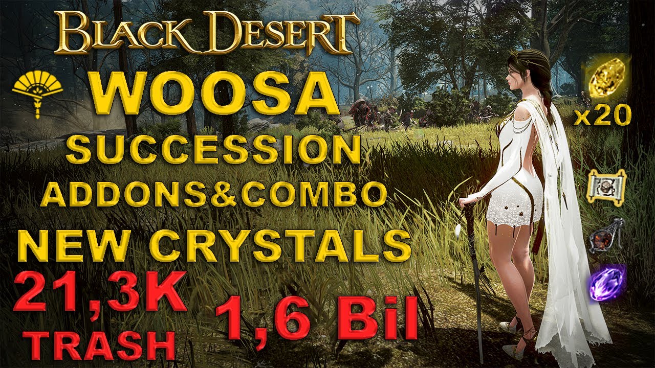 BDO Hexe Sanctuary 1.6Bil Woosa Succession New Crystal Preset 21,3k