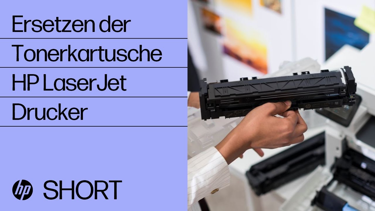Tonerkartusche bei HP LaserJet Druckern ersetzen | HP Support