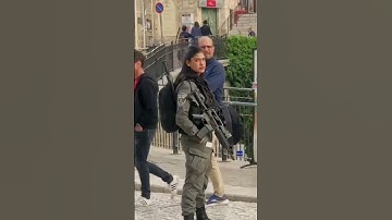🦁 Lioness of Israel patrolling the streets of Jerusalem 🇮🇱 #bralcon