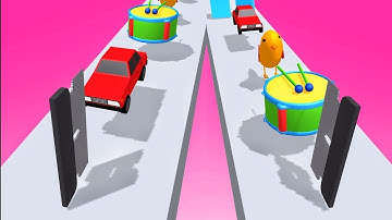 Slicer Runner! Satisfying and relaxing ASMR slicing gameplay video