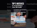 Top 5 Mistakes to Avoid Before Your ISO Audit