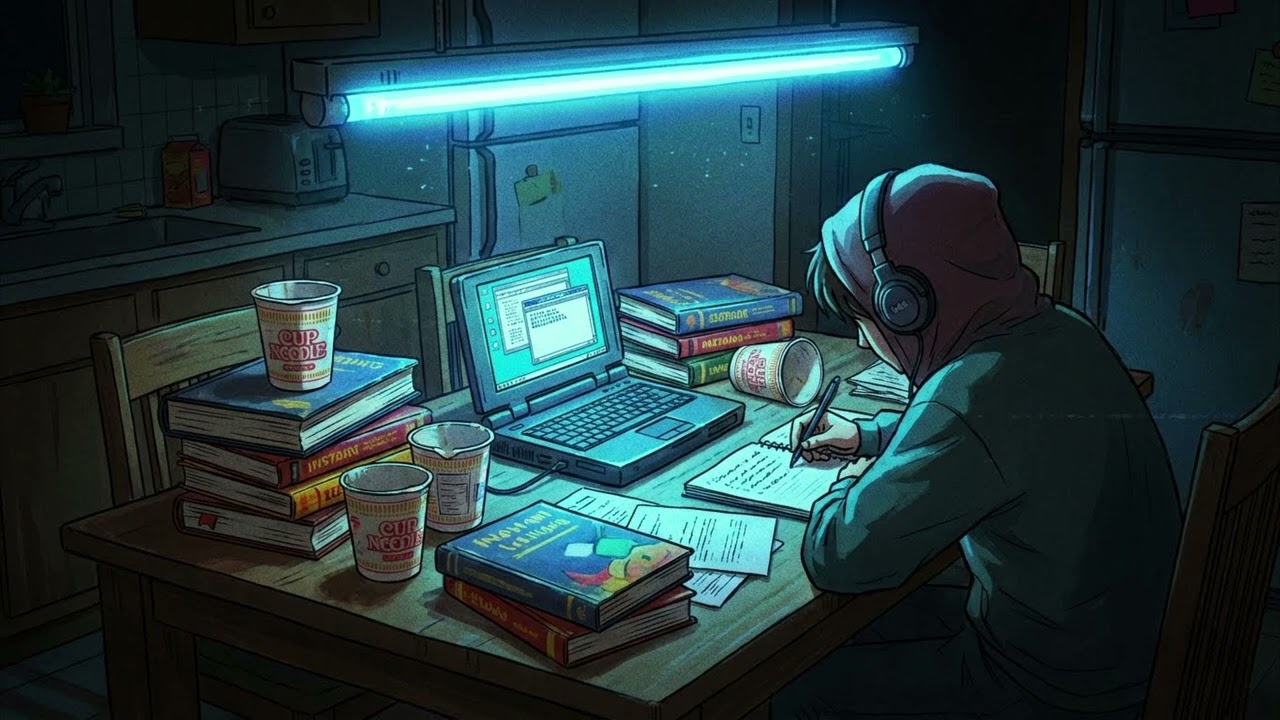 A lofi playlist for people who work best under extreme panic