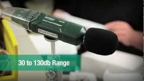Extech 407760 USB Sound Level Datalogger Product Video