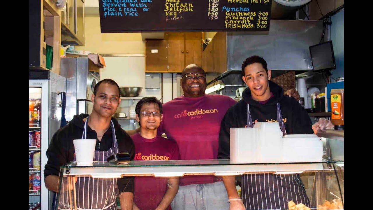 Café Caribbean at Old Spitalfields Market, London