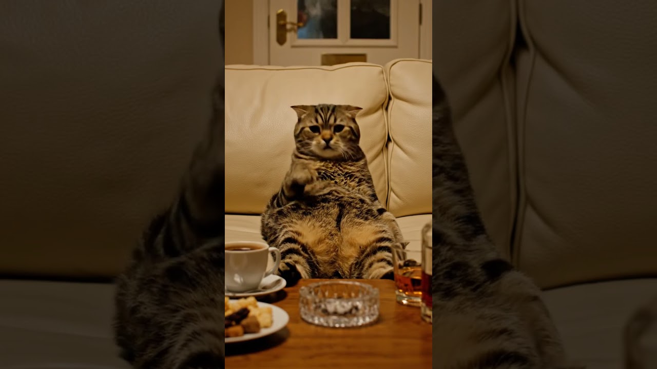 What's the cat up to 🫣