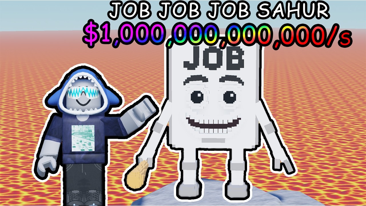 I became a TRILLIONAIRE in Survive Lava for Brainrots!