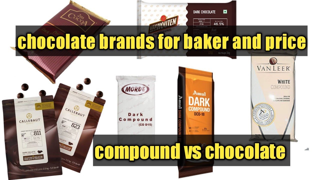 famous chocolate brands for bakers compound vs Chocolate