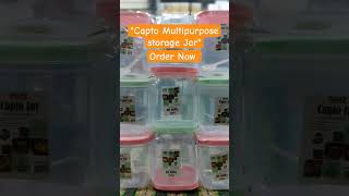 Capto Multipurpose storage Jar #essentialproducts #jar #storage #essentialsupplies