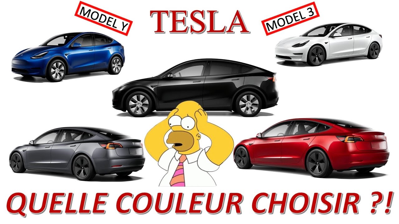 Quelle couleur choisir ?! TESLA Model 3 / Model Y 