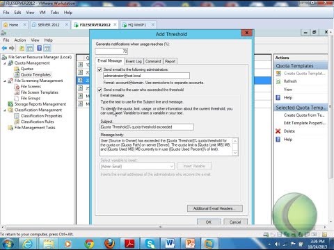 File Server Resource Manager (FSRM) overview Configuration and Implementation