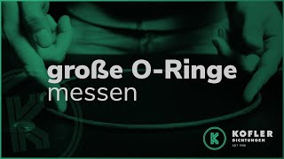 große O-RINGE EINFACH messen by Kofler-Dichtungen Media 683 views 8 months ago 1 minute, 6 seconds