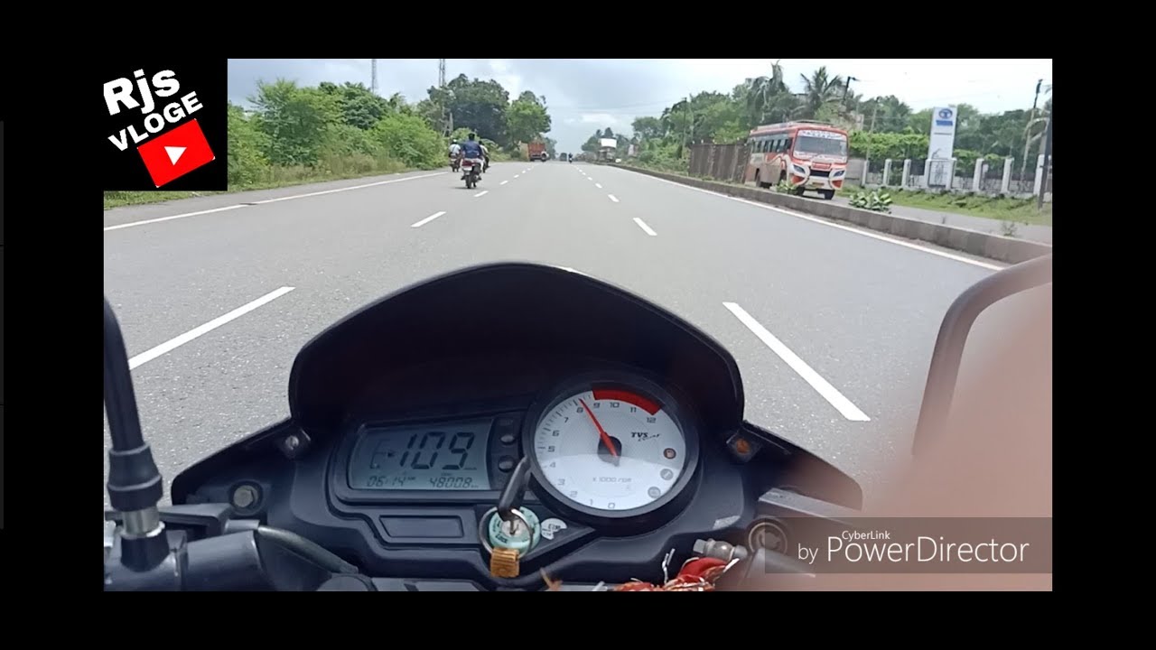 Apache Rtr 160 Old Model Top Speed Youtube