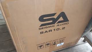 seismic audio 10 space rack case my first case I brought brand new realskills sound