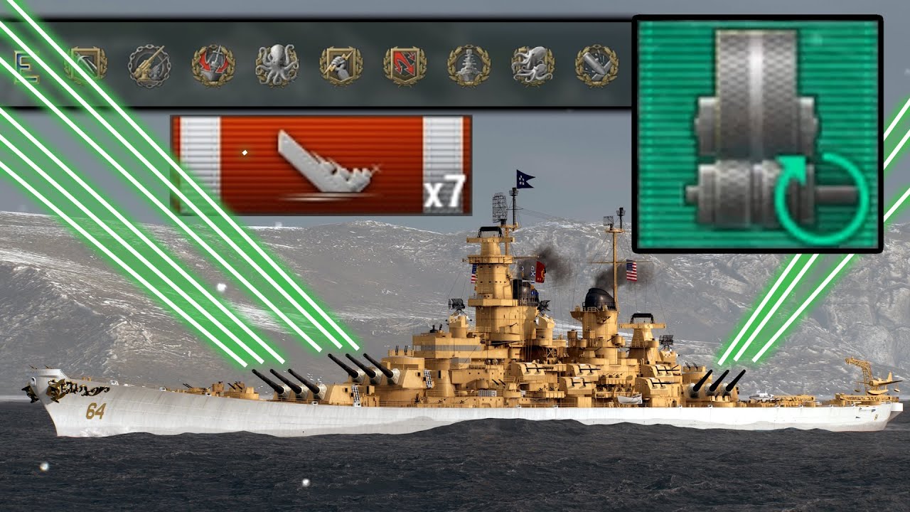 Battleship Wisconsin goes berserk