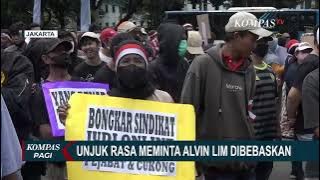 Demo Tuntut Alvin Lim Dibebaskan, Ungkap Majelis Hakim Langgar Surat Edaran MA