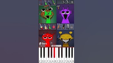 Sprunki Makeover COMPLETE EDITION | Incredibox Sprunki (@tieanimation) - Octave Piano Tutorial