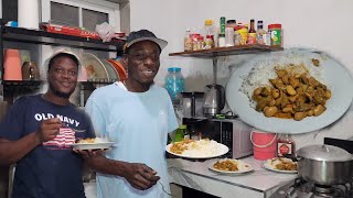 Pattsy bwoy First-Time cooking in my new kitchen but a big disappointment lol the gas done on him😅