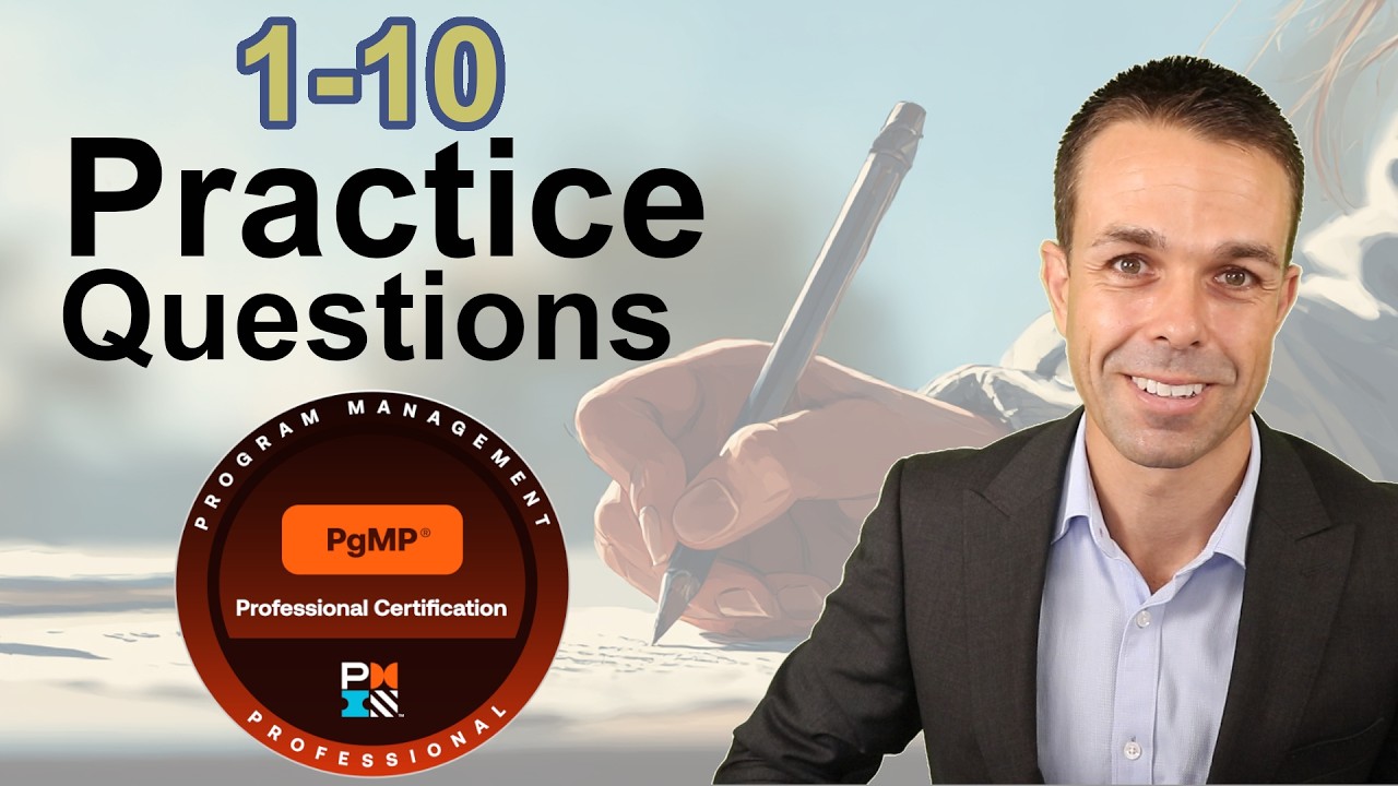 Can you pass the PgMP? (Questions 1 to 10)