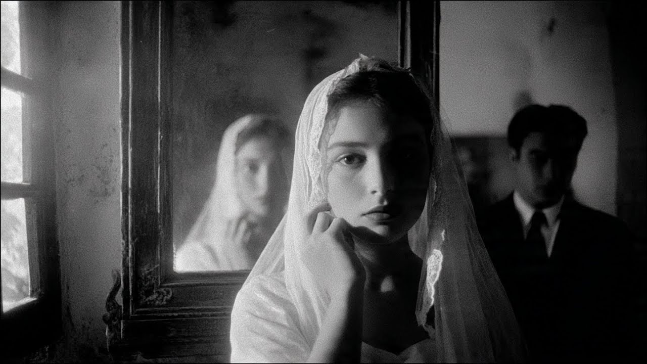 (1954, Guanajuato) La boda de los Herrera — El espejo mostró al novio con su difunta