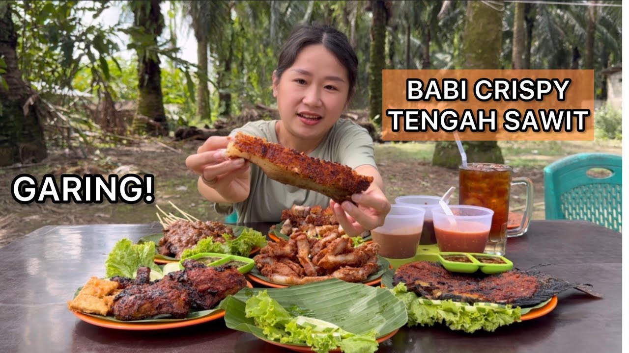 WARUNG BABI PANGGANG GARING DI TENGAH SAWIT BPK CIKAR 😍✨ SUMUT #jejezhuangkuliner