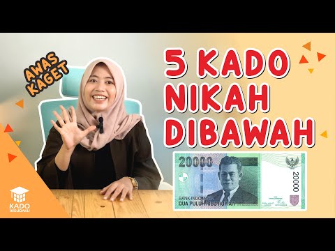 5 Ide Kado Pernikahan Murah di bawah 20 Ribu Rupiah