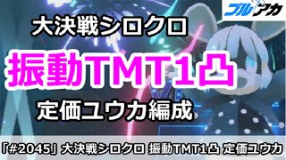 【ブルアカ】大決戦シロクロ 振動TMT1凸 定価ユウカ編成 39,842,080(TORMENT/屋内/10月)【ブルーアーカイブ】
