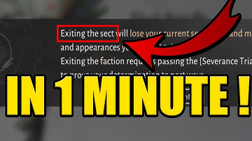 HOW to LEAVE SECT in WHERE WINDS MEET