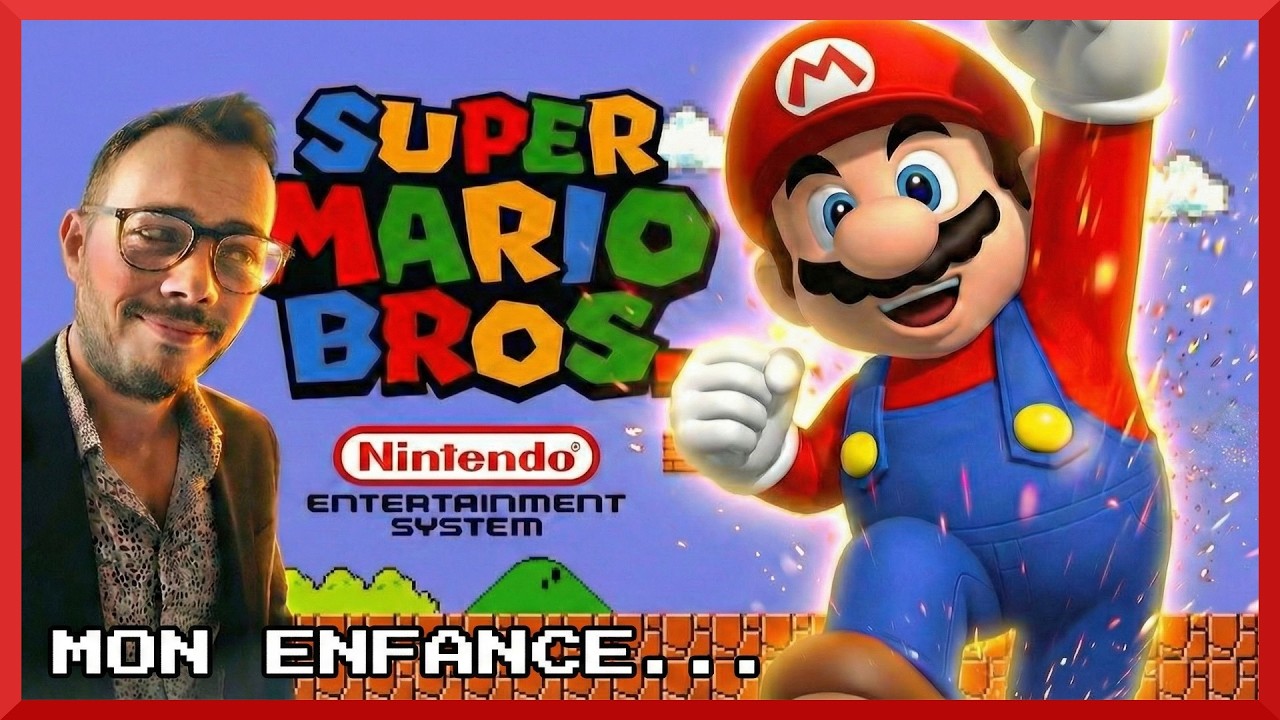 SUPER MARIO BROS 1985 (NES) Mon premier jeu vidéo ! [Let's play] [FR
