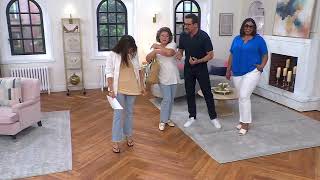BEAUTIFUL by Lawrence Zarian Ankle Length Frayed Hem Jean on QVC