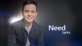 Watch David Archuleta Need video