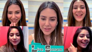 Sonam Bajwa 🔥 ।Live। Gudiyan Patole Movie Trailer ।Live Chat ।Pollywood Star Actress।