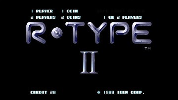 R-Type II (Arcade 1989) - Clear with save states