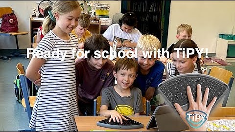 TiPY! Best one handed keyboard for schools? Students talk about TiPY. English