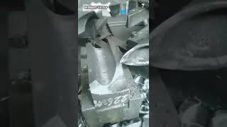 The process of cutting steel pipes using sophisticated machines #shorts