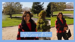 JOYFUL SEWING WITH RENEE🧥 | PLAID JACKET SEWING TUTORIAL