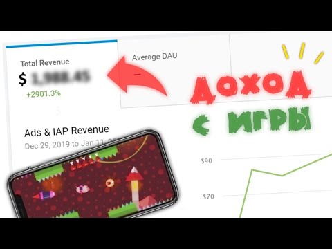 Доход моей мобильной игры за 2 НЕДЕЛИ   Создание игр на Unity для Андроид & IOS