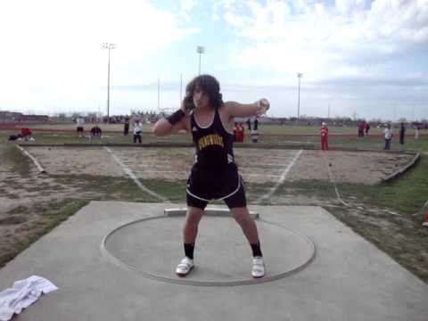 Roman Rodriguez at Cy springs(Shot put)