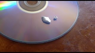 Silver recovery & refining from CD and DvD part 1