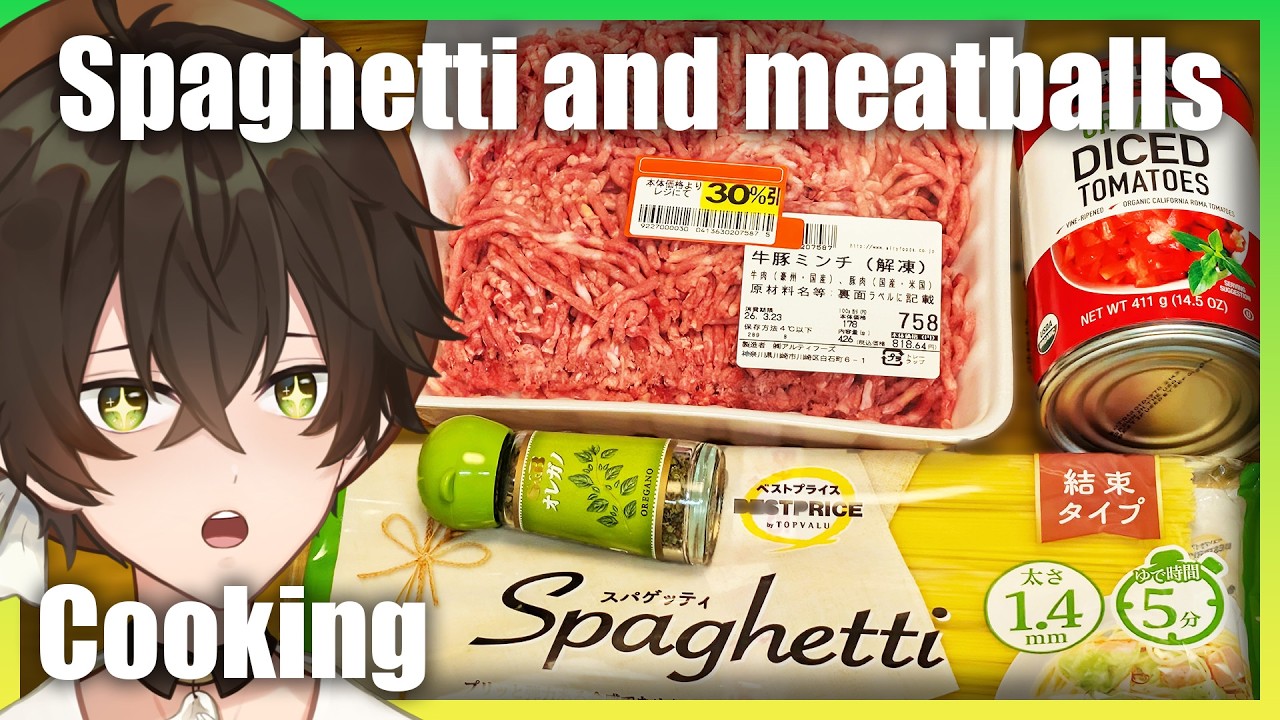 [Cooking] Spaghetti and meatballs! Making a taste of home while in Japan