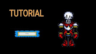 bonetale : papyrus character tutorial #1