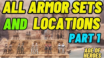 All armor sets and locations part 1 Conan Exiles