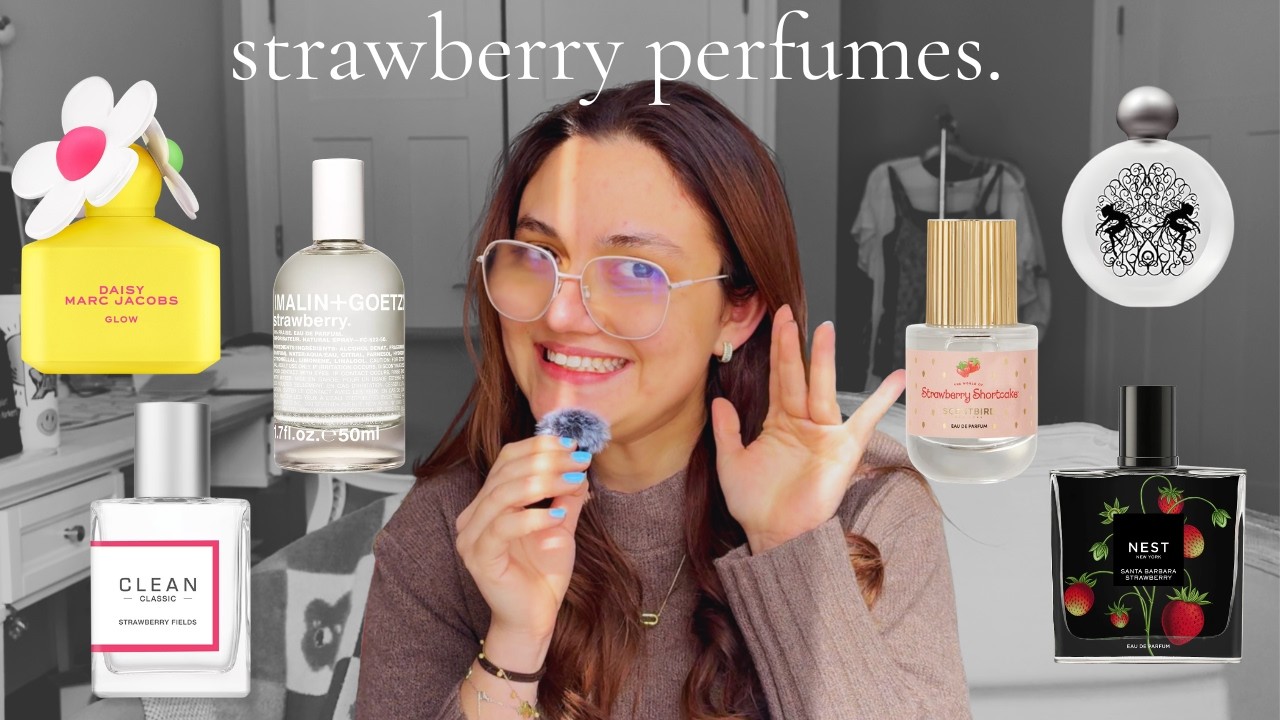 a strawberry perfume haul and deep dive🍓