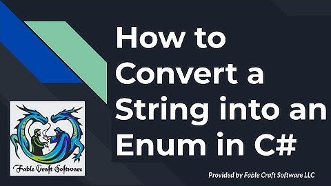 How to Convert a String into an Enum in C#
