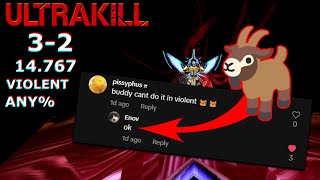 ULTRAKILL | 3-2 ANY% - 14.767 (VIOLENT)