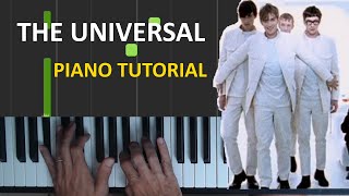 Video thumbnail of "Blur The Universal piano tutorial | John Pigeon"