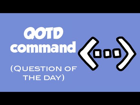 QOTD command | BDFD Tutorials | Question of the day