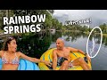 Rescued by a celebrity  camping at rainbow springs state park florida