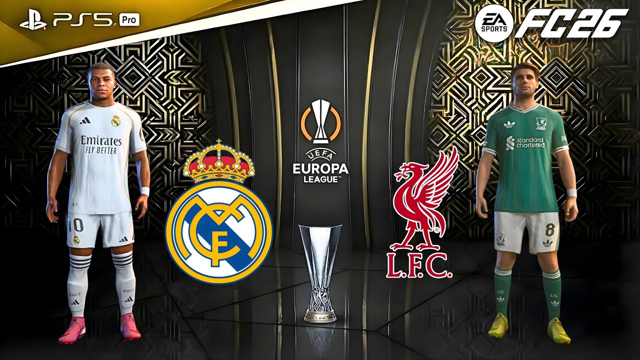 ФК 26 - Реал Мадрид против Ливерпуля | Финал Лиги Европы УЕФА | Эпическая битва Федерико Кьезы и ...