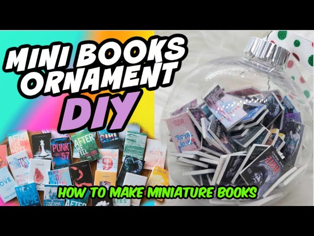 How to make miniature books 4 ways! Beginner friendly tutorial