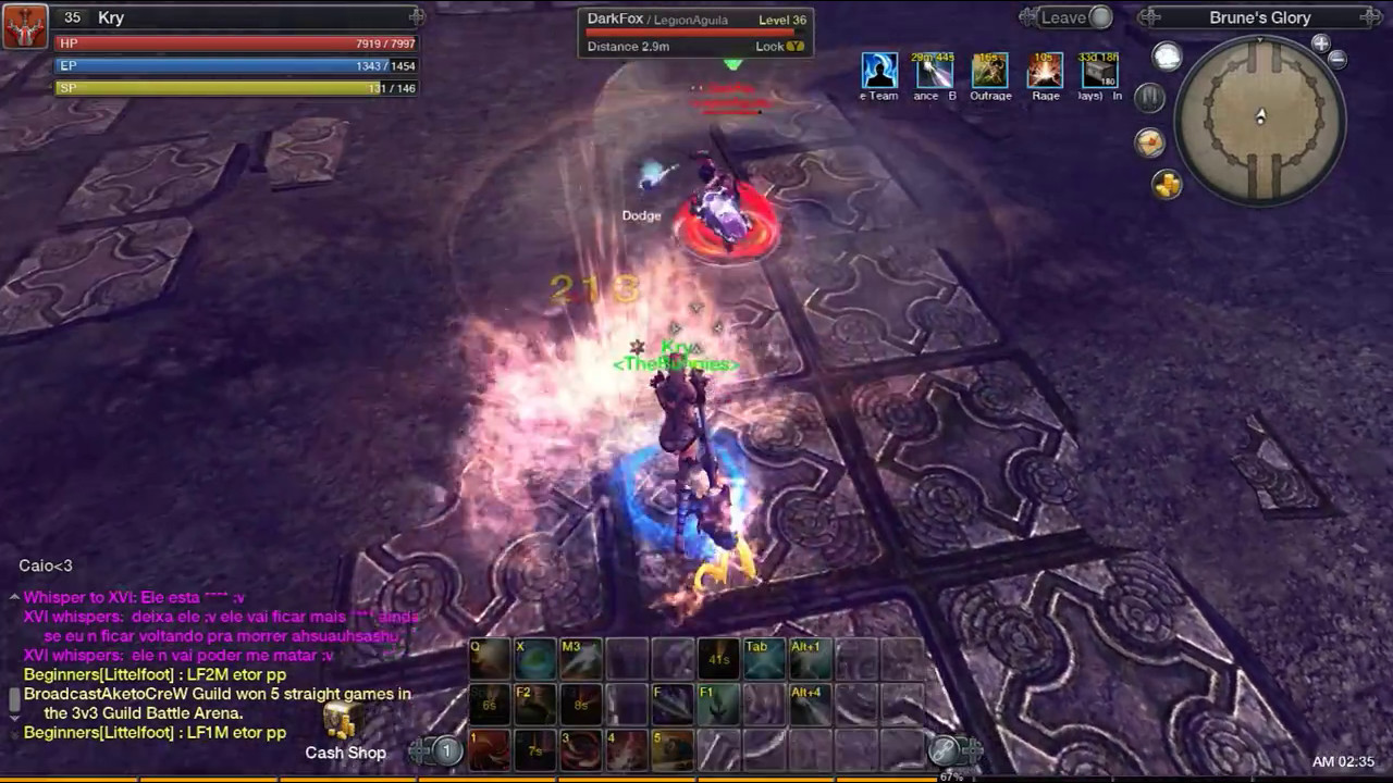 Wild RaiderZ: Brunes 1 vs 1 Kry